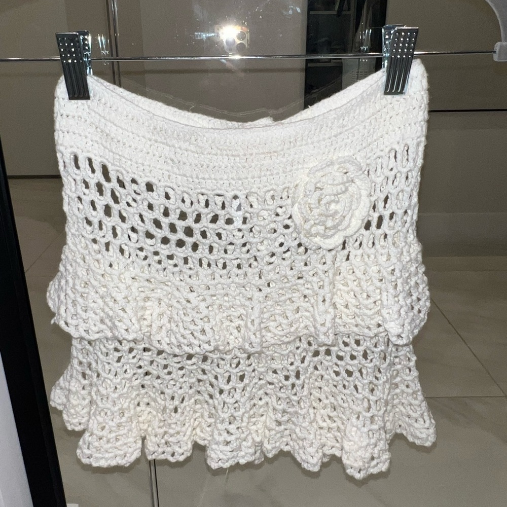 Outcast White bikini skirt coverup